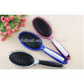 2015New Hot Sell Plastic Rubber Massage Hair brush with Nylon Ball Pins